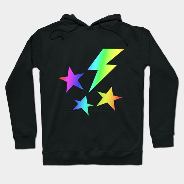 MLP - Cutie Mark Rainbow Special - Lightning Dust Hoodie by ariados4711